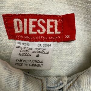 Diesel Faded Blue Denim Jacket